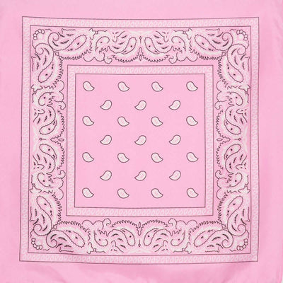 Image of Classic Paisley Bandana - Baby Pink