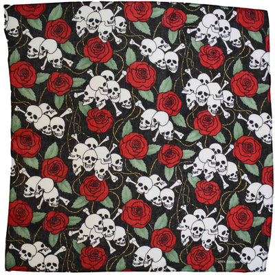 Skull & Roses bandana