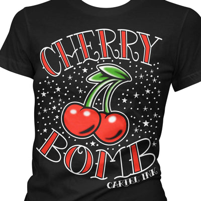 Image of Cartel Ink Women's T-Shirt - Cherry Bomb