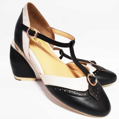 Image of Charlie Stone Parisienne Shoes - Black/Ivory