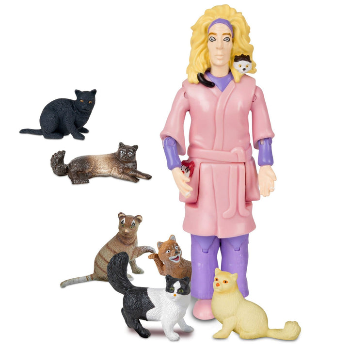 Image of Accoutrements Crazy Cat Lady Action Figure