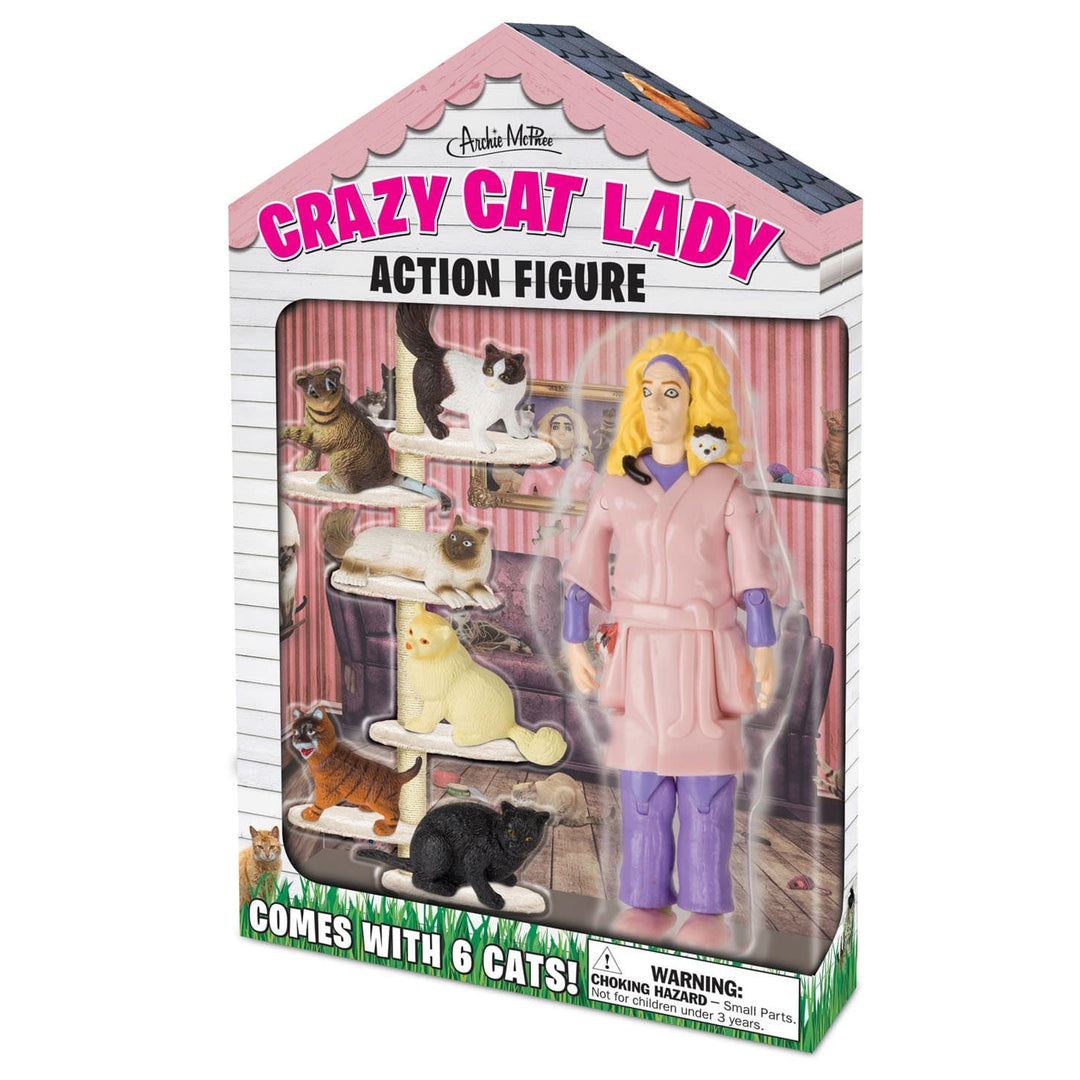 Image of Accoutrements Crazy Cat Lady Action Figure