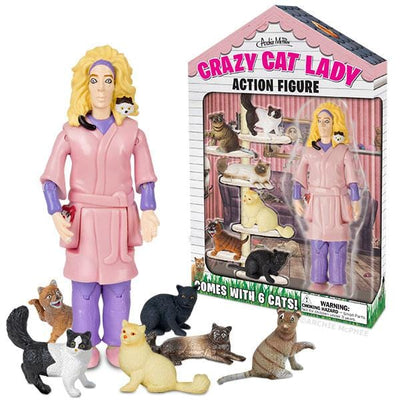 Image of Accoutrements Crazy Cat Lady Action Figure