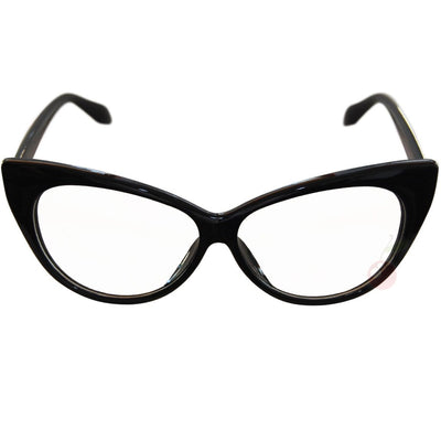 Image of Cat Eye Costume Glasses - Black