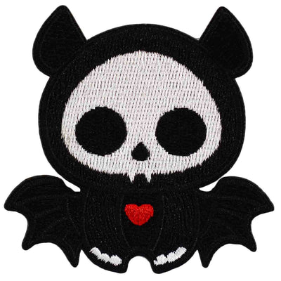 Bat Skull iron on patch