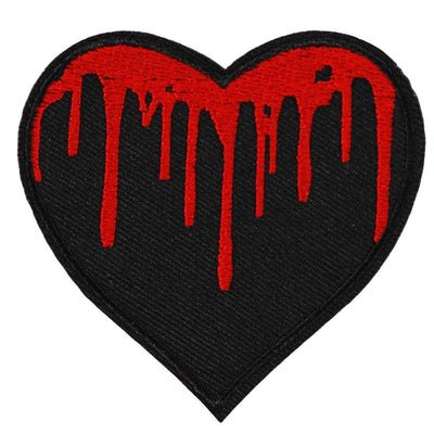 Bleeding heart iron on patch