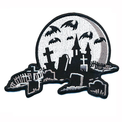 Mian image Night Time Cemetery Iron On Patch