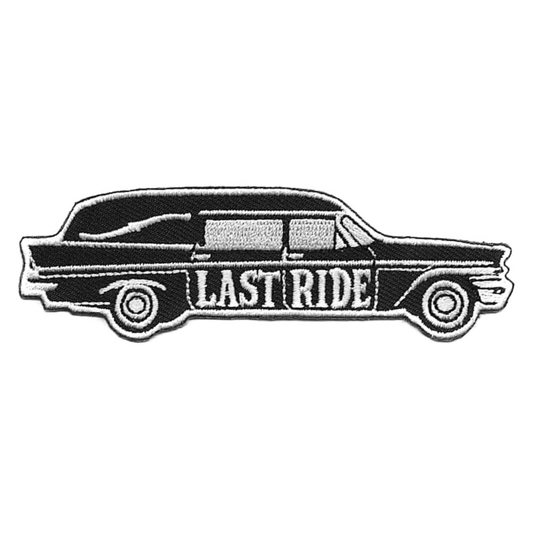 Image Kreepsville 666 Hearse Last Ride Iron On Patch