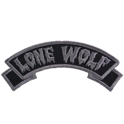 Image of Kreepsville 666 Lone Wolf Arch Iron On Patch
