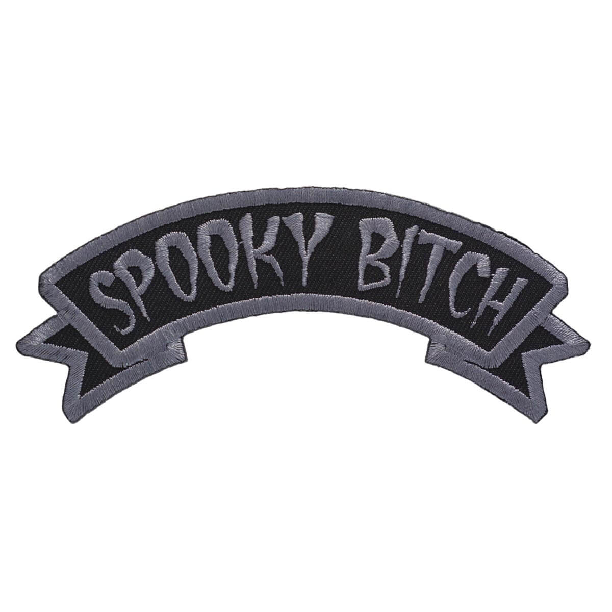 Spooky Bitch Arch Patch Kreepsville 666 Iron On Embroidered Gothic ...