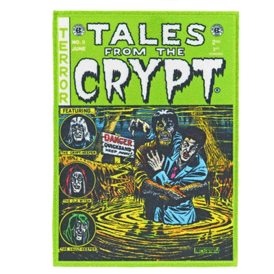 Image of Kreepsville 666 Tales From The Crypt Iron On Patch - Green