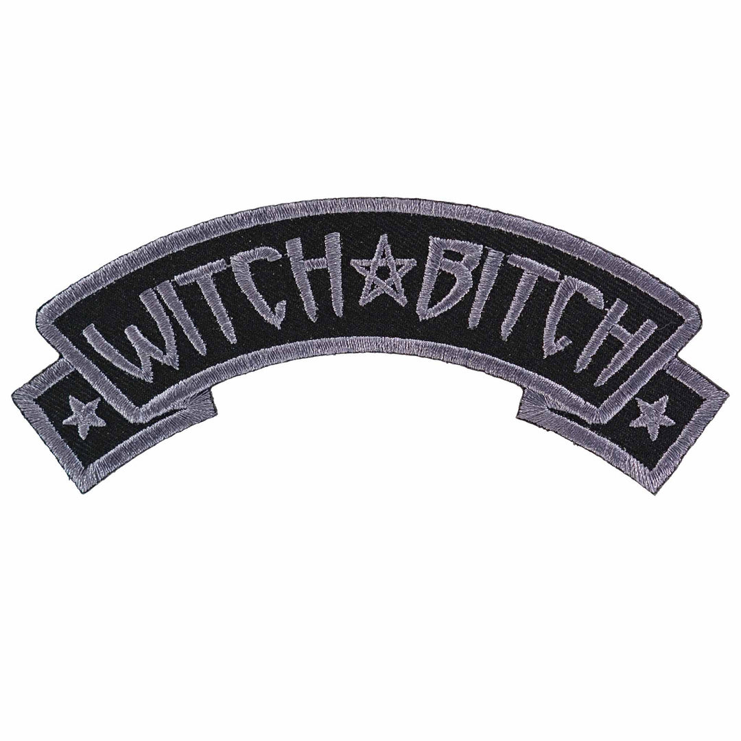 Kreepsville 666 Witch Bitch Arch Iron On Patch