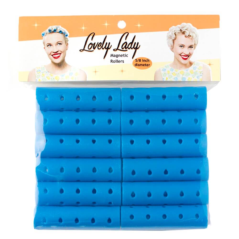Lovely Lady Magnetic Hair Rollers Set - 5/8" pack shot