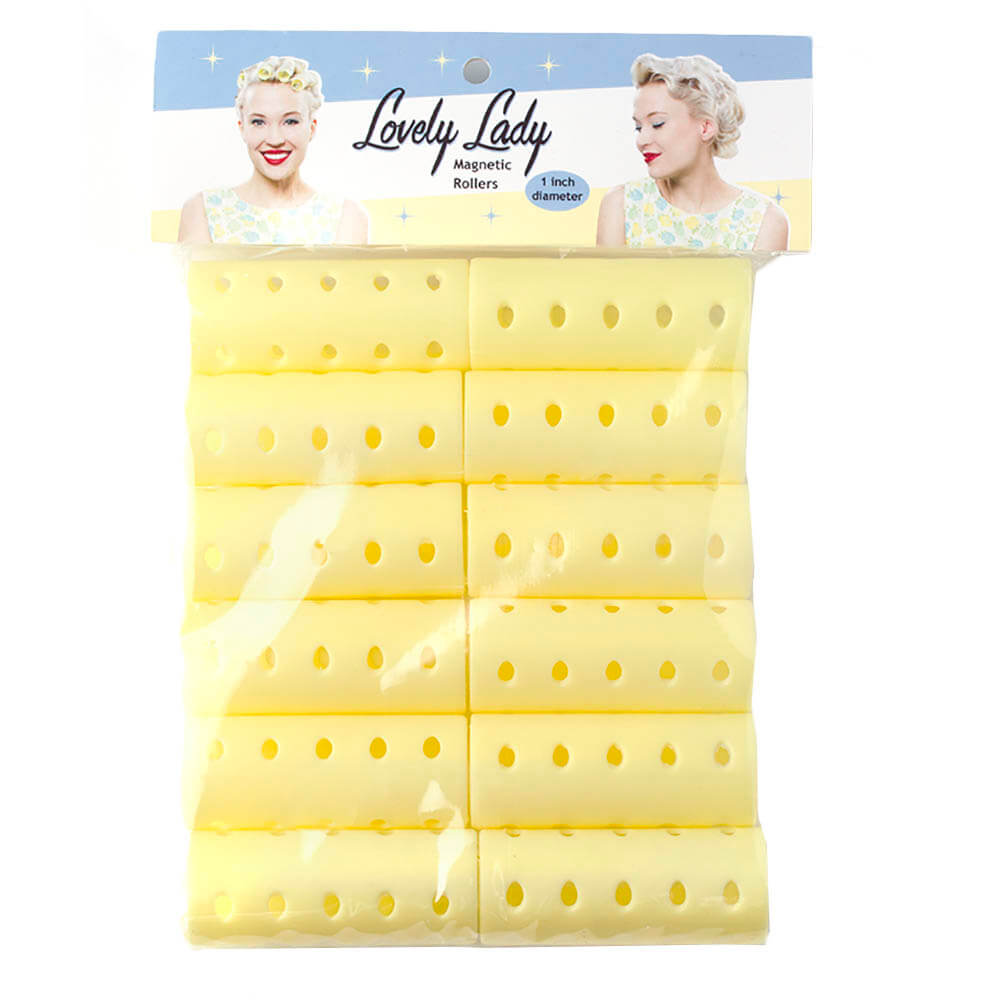 Lovely Lady Magnetic Hair Rollers - 1" pack shot