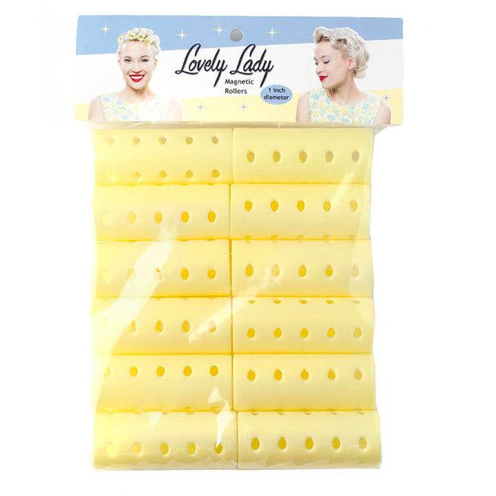 Lovely Lady Magnetic Hair Rollers - 1" pack shot