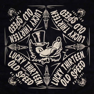 Image of Lucky 13 Old Speed Wolf Bandana