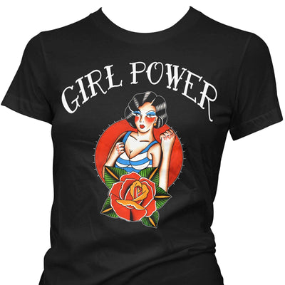 Image of Pinky Star Women's T-Shirt - Girl Power