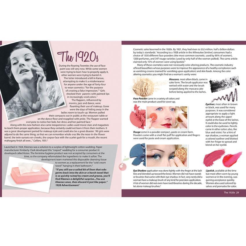 Image of Vintage Hairstyling: Retro Makeup: Techniques for Applying the Vintage Look Book by Lauren Rennells