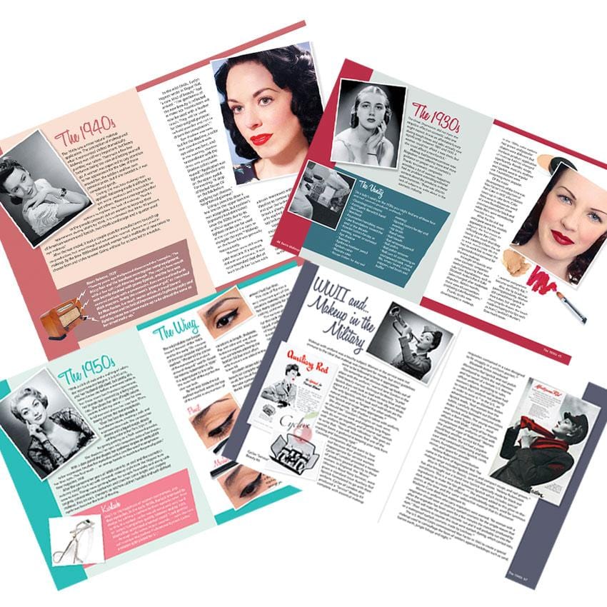 Image of Vintage Hairstyling: Retro Makeup: Techniques for Applying the Vintage Look Book by Lauren Rennells