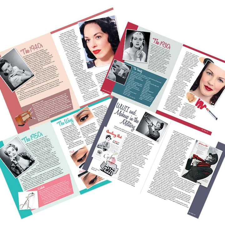 Image of Vintage Hairstyling: Retro Makeup: Techniques for Applying the Vintage Look Book by Lauren Rennells