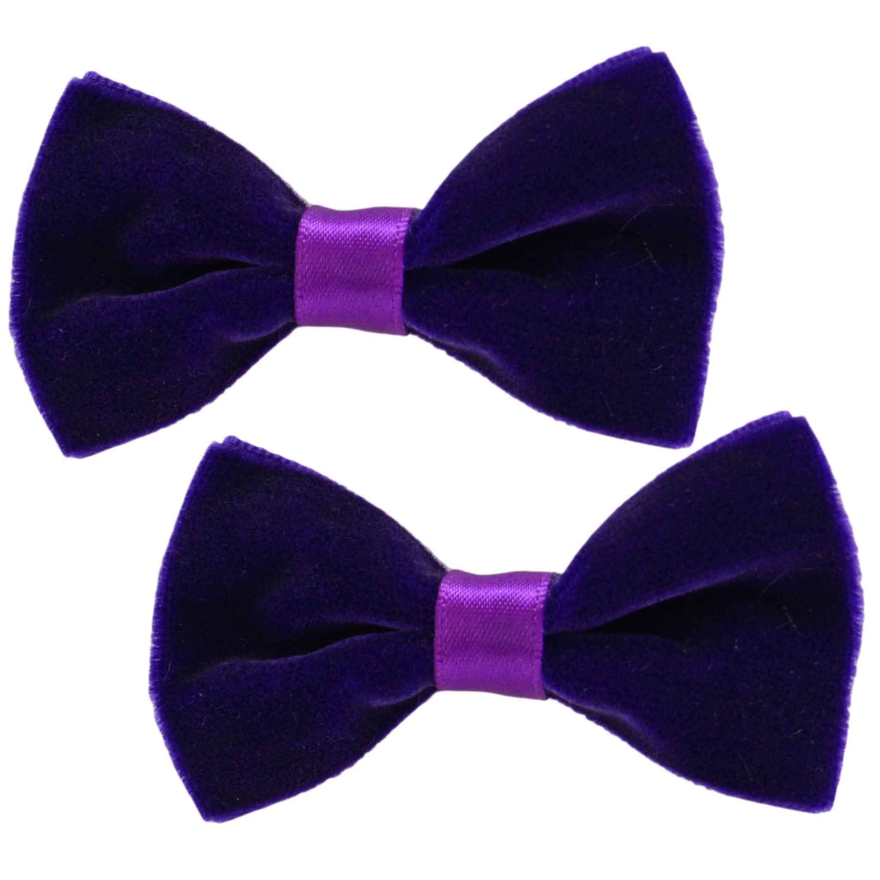 Purple - Handmade Women's Bow Hair Clip 113