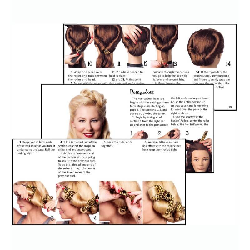 Image of Vintage Hairstyling Rockin' Rollers Soft Hair Roller Set