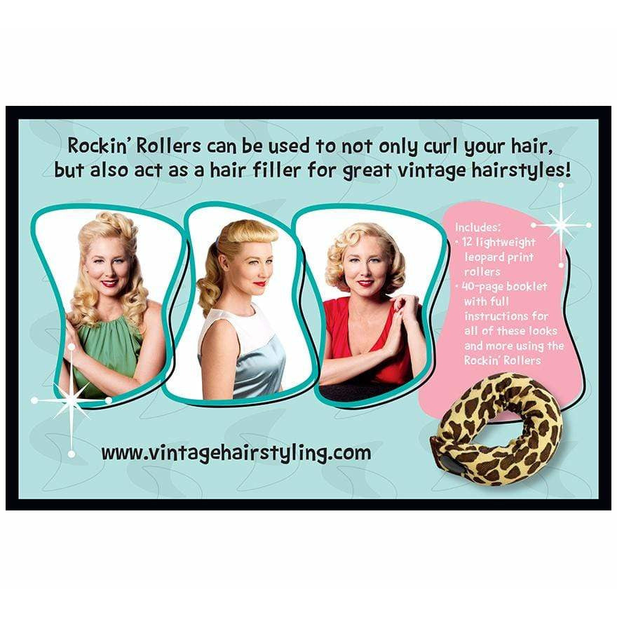 Image of Vintage Hairstyling Rockin' Rollers Soft Hair Roller Set