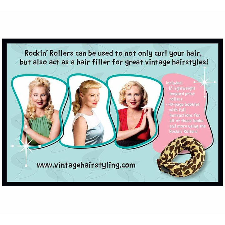 Image of Vintage Hairstyling Rockin' Rollers Soft Hair Roller Set