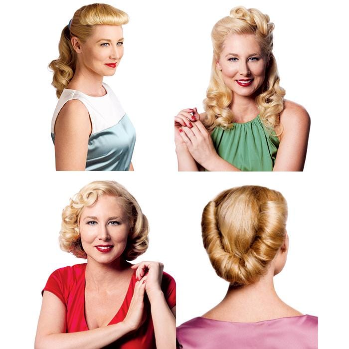 Image of Vintage Hairstyling Rockin' Rollers Soft Hair Roller Set