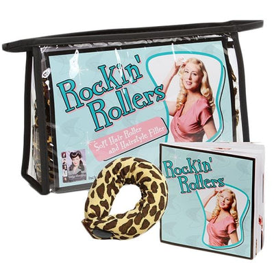 Image of Vintage Hairstyling Rockin' Rollers Soft Hair Roller Set