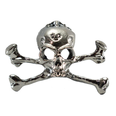 Siler skull and crossbones Enamel PIn