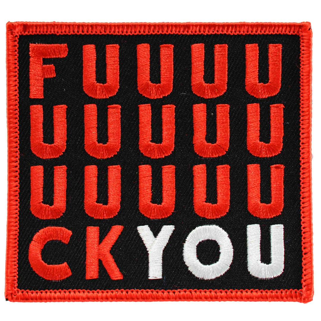 Image Sourpuss Fuck You Iron On Patch