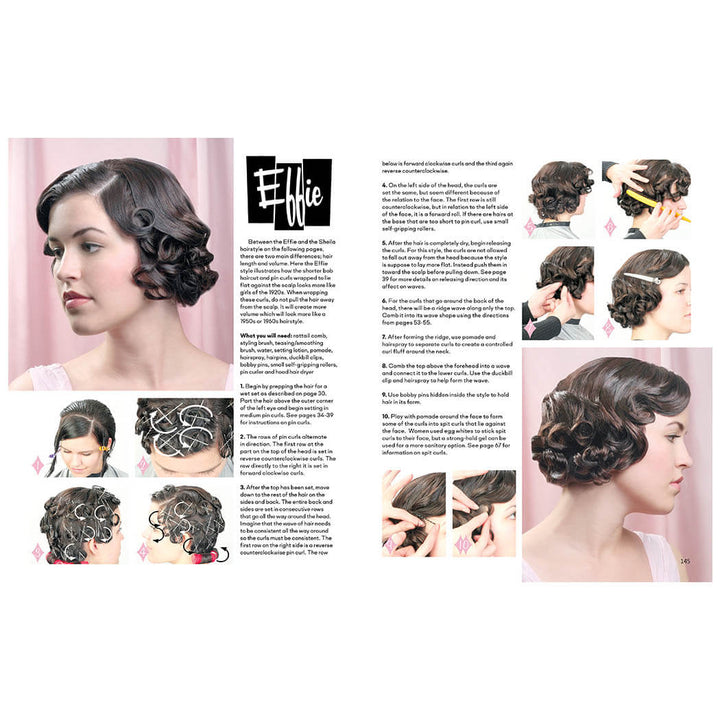 Vintage Hairstyling Book: Retro Styles with Step-by-Step Techniques (3rd Ed) effie