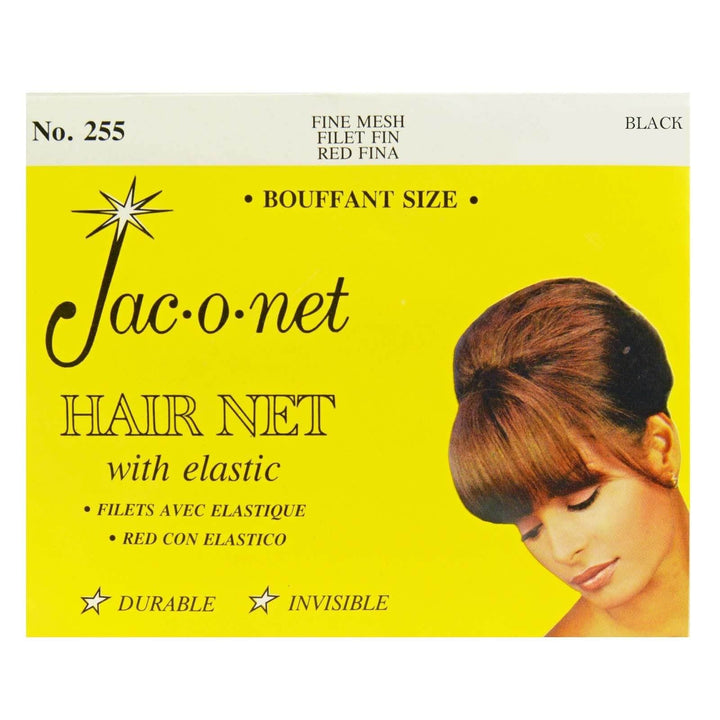 Image of Vintage Hairstyling Jac-O-Net Hair Net - Black