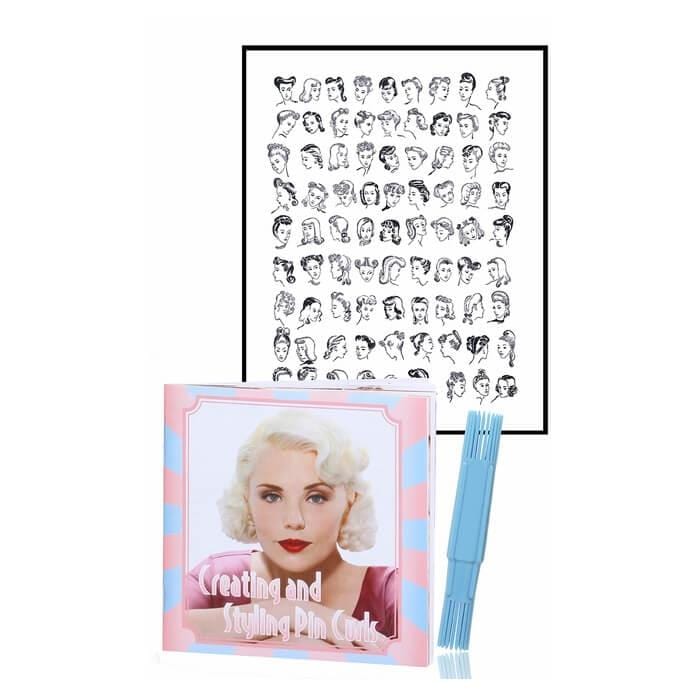 Image of Vintage Hairstyling Sculpture Pin Curl Tool Set