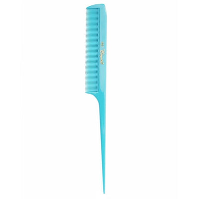 Image of Vintage Hairstyling Cleopatra 1950's Rattail Comb - Powder Blue
